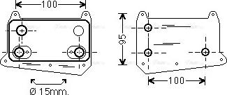 Ava Quality Cooling MS 3495 - Radiateur d'huile cwaw.fr