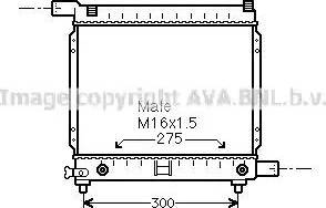 Ava Quality Cooling MSA2064 - Radiateur, refroidissement du moteur cwaw.fr