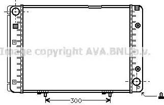 Ava Quality Cooling MS 2082 - Radiateur, refroidissement du moteur cwaw.fr