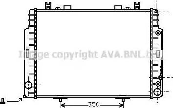 Ava Quality Cooling MS 2131 - Radiateur, refroidissement du moteur cwaw.fr