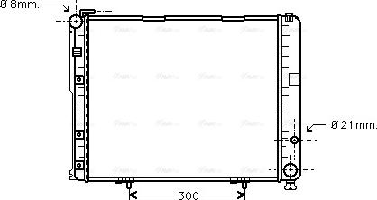 Ava Quality Cooling MS 2236 - Radiateur, refroidissement du moteur cwaw.fr