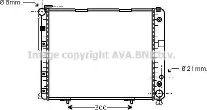 Ava Quality Cooling MSA2178 - Radiateur, refroidissement du moteur cwaw.fr