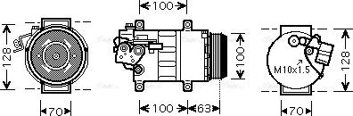 Ava Quality Cooling MS K404 - Compresseur, climatisation cwaw.fr