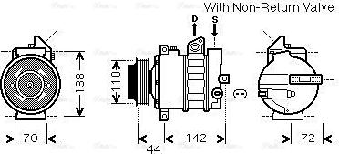 Ava Quality Cooling MSAK573 - Compresseur, climatisation cwaw.fr