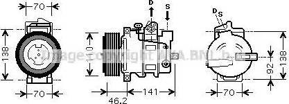 Ava Quality Cooling MSAK091 - Compresseur, climatisation cwaw.fr