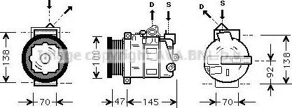 Ava Quality Cooling MSAK390 - Compresseur, climatisation cwaw.fr