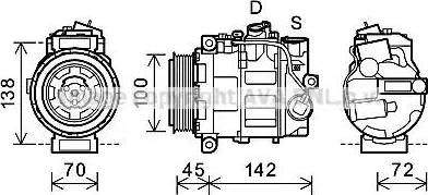 Ava Quality Cooling MS K344 - Compresseur, climatisation cwaw.fr