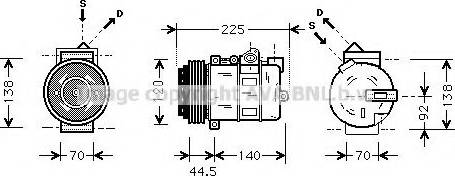 Ava Quality Cooling MS K369 - Compresseur, climatisation cwaw.fr