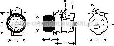 Ava Quality Cooling MS K430 - Compresseur, climatisation cwaw.fr