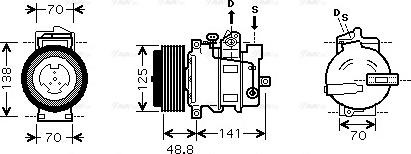 Ava Quality Cooling MS K426 - Compresseur, climatisation cwaw.fr