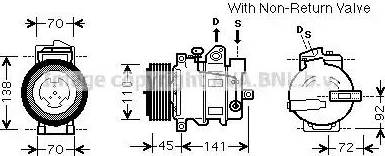 Ava Quality Cooling MSK569 - Compresseur, climatisation cwaw.fr