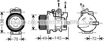 Ava Quality Cooling MSK566 - Compresseur, climatisation cwaw.fr