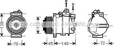 Ava Quality Cooling MSK561 - Compresseur, climatisation cwaw.fr