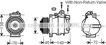 Ava Quality Cooling MSK568 - Compresseur, climatisation cwaw.fr