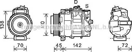 Ava Quality Cooling MSK580 - Compresseur, climatisation cwaw.fr