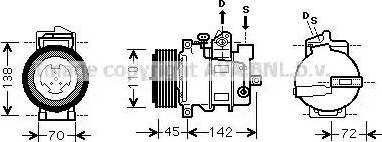 Ava Quality Cooling MSK570 - Compresseur, climatisation cwaw.fr