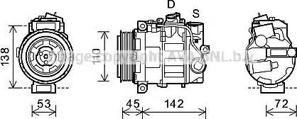 Ava Quality Cooling MSK577 - Compresseur, climatisation cwaw.fr