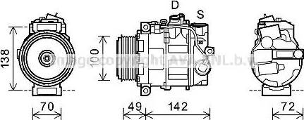 Ava Quality Cooling MSK602 - Compresseur, climatisation cwaw.fr