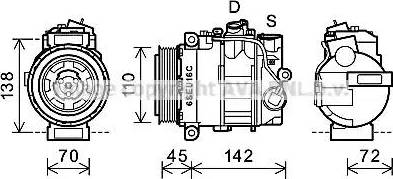 Ava Quality Cooling MSK614 - Compresseur, climatisation cwaw.fr