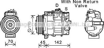 Ava Quality Cooling MSK637 - Compresseur, climatisation cwaw.fr