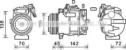 Ava Quality Cooling MSK676 - Compresseur, climatisation cwaw.fr