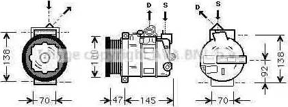 Ava Quality Cooling MS K390 - Compresseur, climatisation cwaw.fr