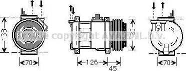 Ava Quality Cooling MS K276 - Compresseur, climatisation cwaw.fr