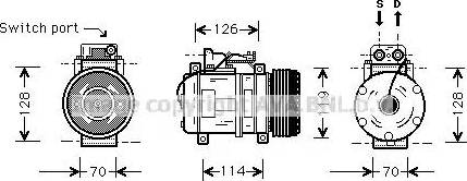 Ava Quality Cooling MS K273 - Compresseur, climatisation cwaw.fr