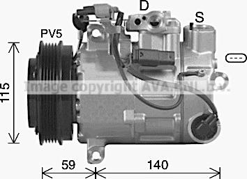 Ava Quality Cooling MSK759 - Compresseur, climatisation cwaw.fr