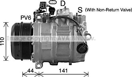 Ava Quality Cooling MSK738 - Compresseur, climatisation cwaw.fr