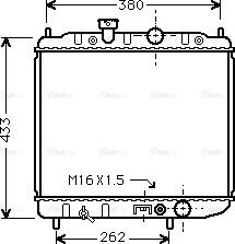 Ava Quality Cooling MTA2036 - Radiateur, refroidissement du moteur cwaw.fr