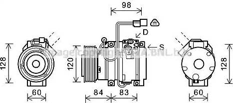 Ava Quality Cooling MTK227 - Compresseur, climatisation cwaw.fr