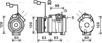 Ava Quality Cooling MTK229 - Compresseur, climatisation cwaw.fr