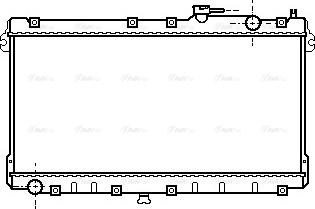 Ava Quality Cooling MZ 2087 - Radiateur, refroidissement du moteur cwaw.fr