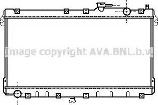 Ava Quality Cooling MZA2087 - Radiateur, refroidissement du moteur cwaw.fr