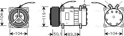 Ava Quality Cooling NHAK001 - Compresseur, climatisation cwaw.fr