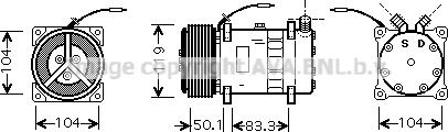 Ava Quality Cooling NHK001 - Compresseur, climatisation cwaw.fr