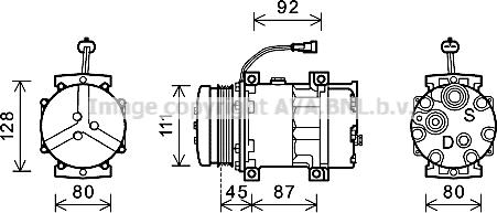 Ava Quality Cooling NHK008 - Compresseur, climatisation cwaw.fr