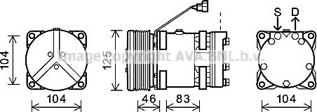 Ava Quality Cooling NHK011 - Compresseur, climatisation cwaw.fr