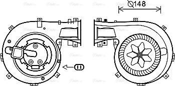 Ava Quality Cooling OL8618 - Pulseur d'air habitacle cwaw.fr