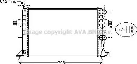 Ava Quality Cooling OL 2255 - Radiateur, refroidissement du moteur cwaw.fr