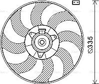 Ava Quality Cooling OL7602 - Ventilateur, refroidissement du moteur cwaw.fr