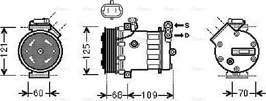 Ava Quality Cooling OL K475 - Compresseur, climatisation cwaw.fr