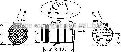 Ava Quality Cooling OL K138 - Compresseur, climatisation cwaw.fr