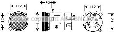 Ava Quality Cooling OLAK278 - Compresseur, climatisation cwaw.fr