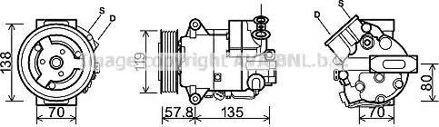 Ava Quality Cooling OL K497 - Compresseur, climatisation cwaw.fr