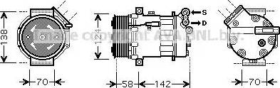 Ava Quality Cooling OL K465 - Compresseur, climatisation cwaw.fr