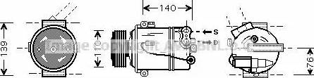 Ava Quality Cooling OL K410 - Compresseur, climatisation cwaw.fr