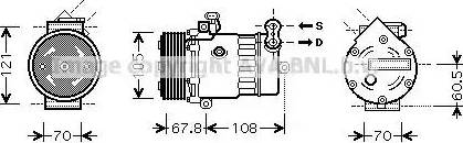 Ava Quality Cooling OL K477 - Compresseur, climatisation cwaw.fr