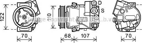 Ava Quality Cooling OLK594 - Compresseur, climatisation cwaw.fr